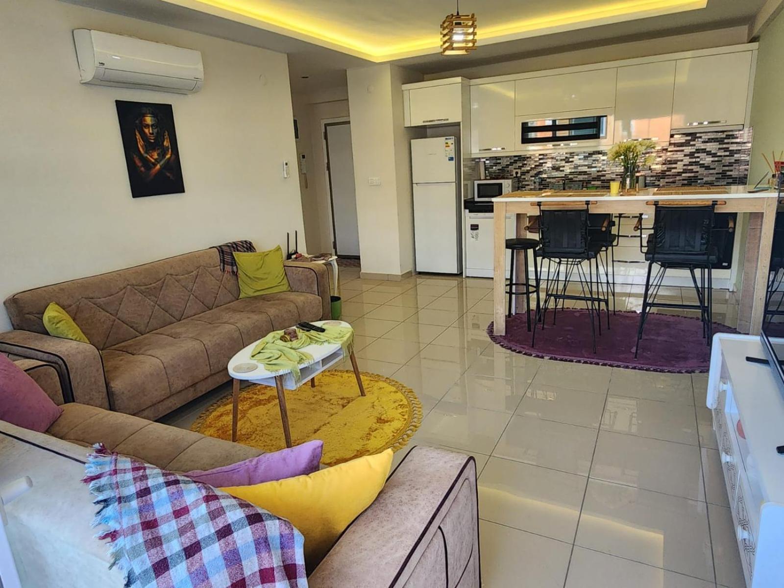 Apartmán Cozy Sea View Next To The Beach, In The Mid Of The Market, Saturday Bazar, Restaurants & Bars Etc, Alanya Mahmutlar! Exteriér fotografie